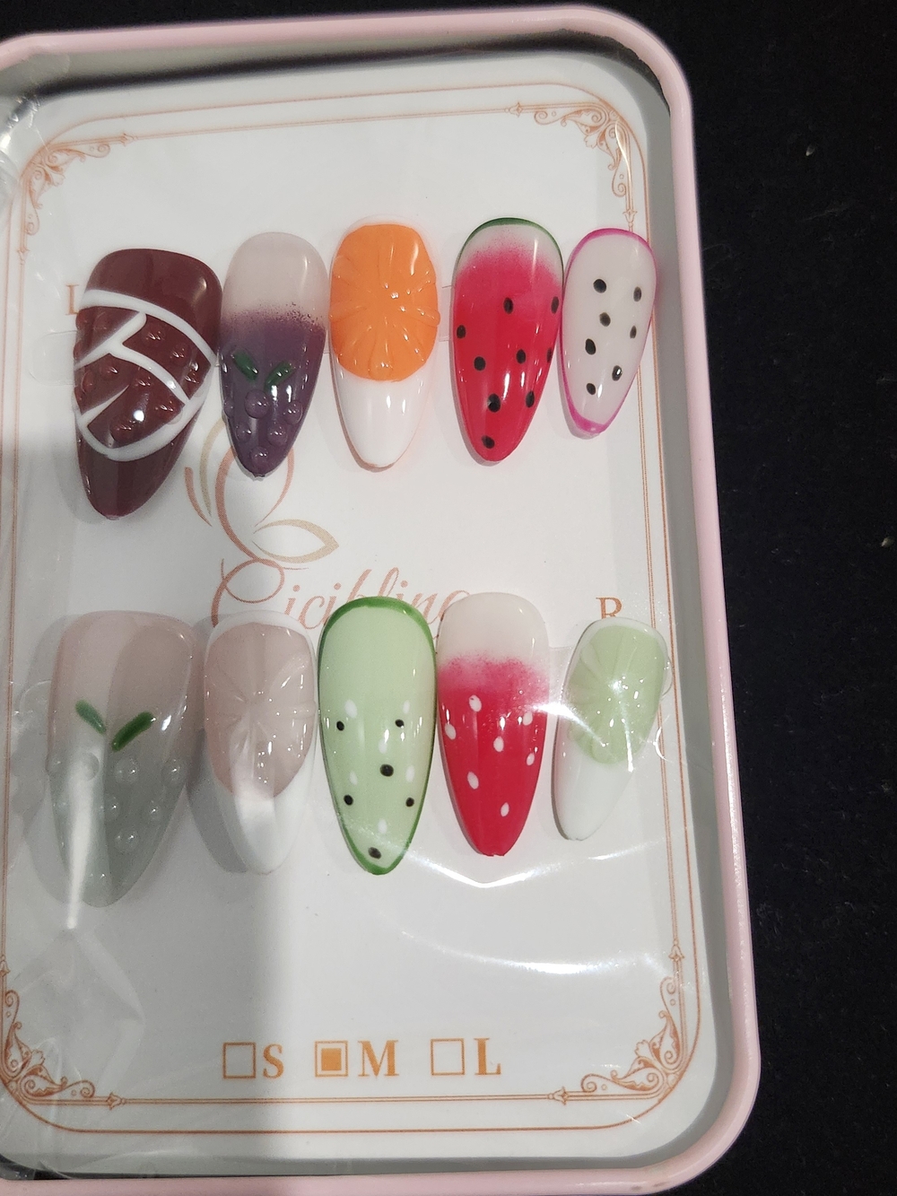 Fruit Press-On Nail Set